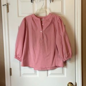 A New Day Women’s Mauve Color Puff Sleeves Crew Neck Top Size Medium